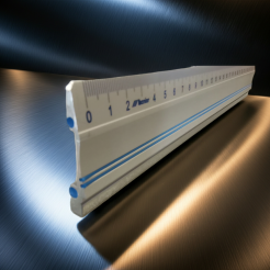 Linijka aluminiowa antypoślizgowa do cięcia - 100cm