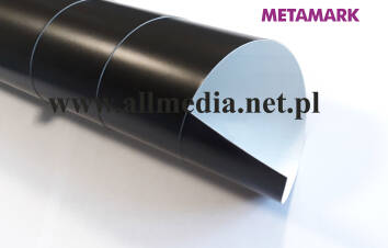 Folia polimerowa Metamark czarna mat RA z kanalikiem 1,52 25cm