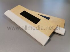 Rakla drewniana z filcem 52cm