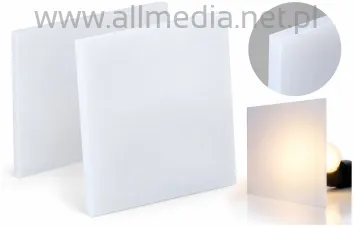 Płyta plexi PMMA mleczna (OPAL) 2mm na wymiar