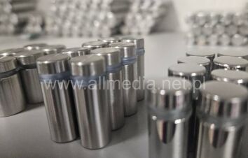 Dystans chrom/satyna 12x30