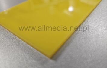 Płyta plexi PMMA żółta jasna 3mm na wymiar