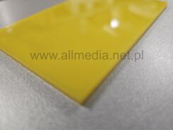 Płyta plexi PMMA żółta jasna 3mm na wymiar