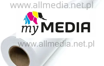 Laminat bezbarwny MyMedia połysk 1,26/50mb rolka WYPRZEDAŻ