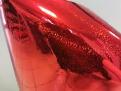 Folia samoprzylepna brokatowa czerwona holo 0,61m 50cm