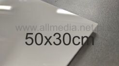 Formatka plexi PMMA biała połysk 5mm 50x30cm