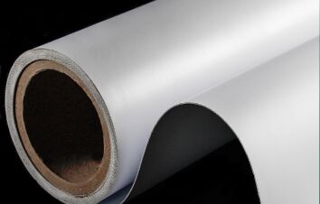 Materiał rollupowy 250g blockout 1,067/30  BIAŁO BIAŁY rolka