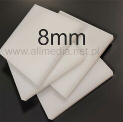 Płyta plexi PMMA mleczna (OPAL) 8mm wylewana na wymiar