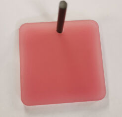 Formatka plexi szroniona różowa dual satin 3mm 50x30cm