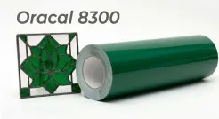 Oracal folia witrażowa seria 8300 060 Ciemny zielony - szerokość 100 cm