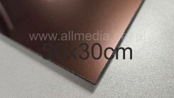 Formatka plexi BRĄZOWA metalizowana 3mm 50x30cm