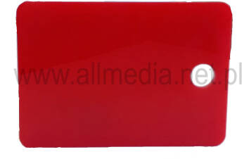 Formatka plexi PMMA czerwona 3mm 50x30cm