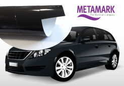 Folia Metamark czarna połysk RA z kanalikiem 1,52 m2