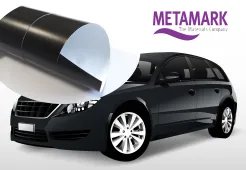 Folia Metamark czarna mat RA z kanalikiem 1,52 m2