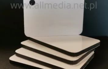 Płyta kompozytowa DIBOND biała połysk/mat  3mm 1,5x4,05m cała płyta