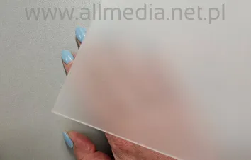 Płyta plexi SZYBA szroniona jasna mat 3mm na wymiar