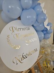 KOŁO OKRĄG z PCV biała 3mm średnica 60cm