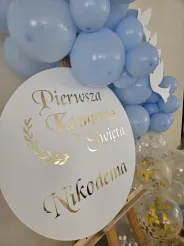KOŁO OKRĄG z PCV biała 3mm średnica 60cm
