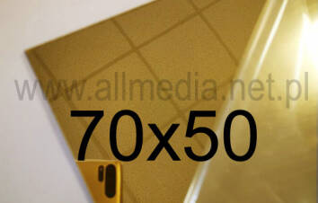 Formatka gotowa plexi PMMA LUSTRO złote ciemne 3mm 50x70cm