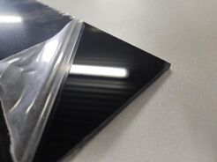 Płyta HIPS 1mm podłoga czarna połysk 2x1m dekoracja