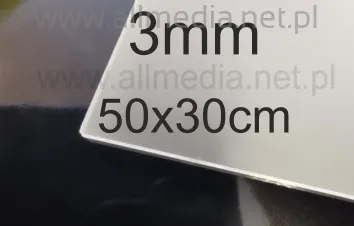 Formatka plexi PMMA szroniona mrożona 3mm 50x30cm