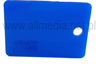 Formatka plexi PMMA niebieska ciemna 3mm 50x30cm