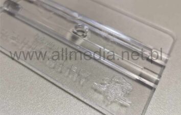 Rakla plastikowa YELLOTOOLS bezbarwna 10cm