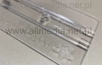 Rakla plastikowa YELLOTOOLS bezbarwna 10cm