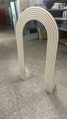 Ścianka mdf dekoracyjna biała ścianka dekoracyjna ryflowana frezowana