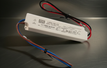 Zasilacz hermetyczny plastic case 18W 12V Mean Well