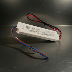 Zasilacz hermetyczny plastic case 18W 12V Mean Well