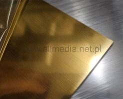 Laminat grawerski 1,5mm złoty szczotkowany 60x60cm