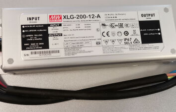 Zasilacz hermetyczny metal case 200W 12V Mean Well