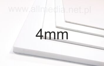 Płyta PCV PCW spieniona biała 4mm na wymiar