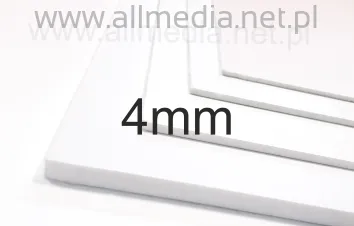 Płyta PCV PCW spieniona biała 4mm na wymiar