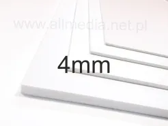 Płyta PCV PCW spieniona biała 4mm na wymiar