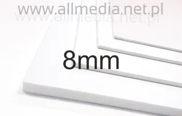 Płyta PCV PCW spieniona biała 8mm na wymiar