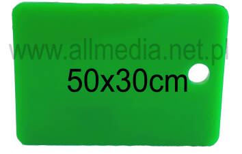 Formatka plexi PMMA zielona jasna 3mm 50x30cm