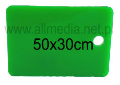 Formatka plexi PMMA zielona jasna 3mm 50x30cm