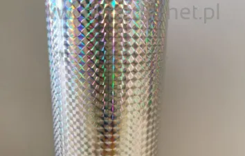 Folia samoprzylepna rainbow pryzmatyczna mozaika HOLO szer 0,61 50cm