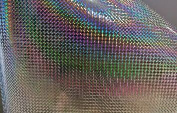 Folia samoprzylepna rainbow pryzmatyczna mozaika HOLO szer 0,61 50cm