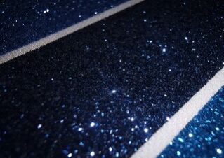 Folia Flex GLITTER brokat niebieski 0,25mb