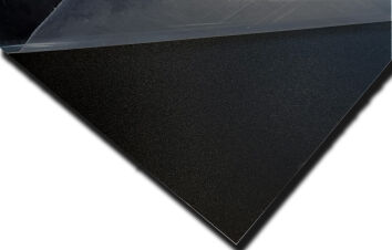 Formatka plexi PMMA czarna MAT / połysk 3mm 54x44cm WYPRZEDAŻ