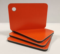 Płyta kompozytowa DIBOND pomarańczowa matowa 150x50 cm