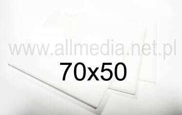 Formatka plexi PMMA biała połysk 3mm 70x50cm