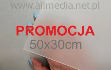 PROMOCJA plexi szroniona jasna mat szyba 3mm 50x30cm