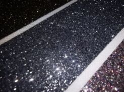 Folia Flex GLITTER brokat srebrny ciemny 0,25mb