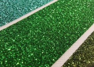 Folia Flex GLITTER brokat zielony 0,5m 25cm