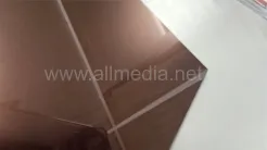 Formatka plexi BRĄZOWA metalizowana 3mm 100x100cm
