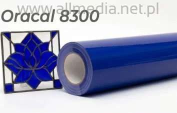 Oracal folia witrażowa seria 8300 049 Granat królewski - szerokość 100 cm